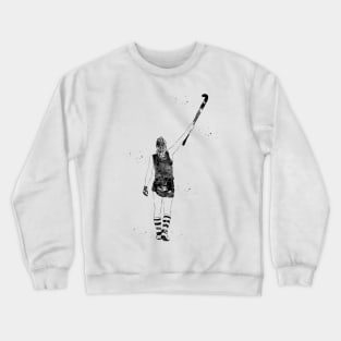 Field Hockey Player Girl Crewneck Sweatshirt